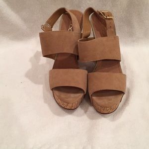 Aldo suede platform sandal